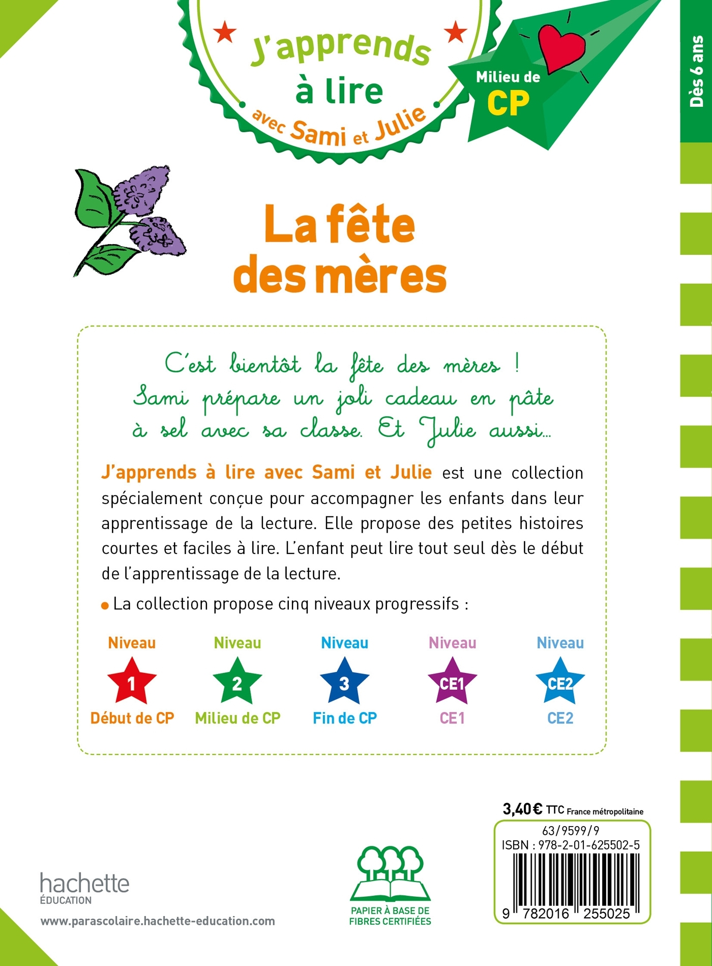 Sami et Julie CP Niveau 2 La fête des mères - Thérèse Bonté - HACHETTE EDUC