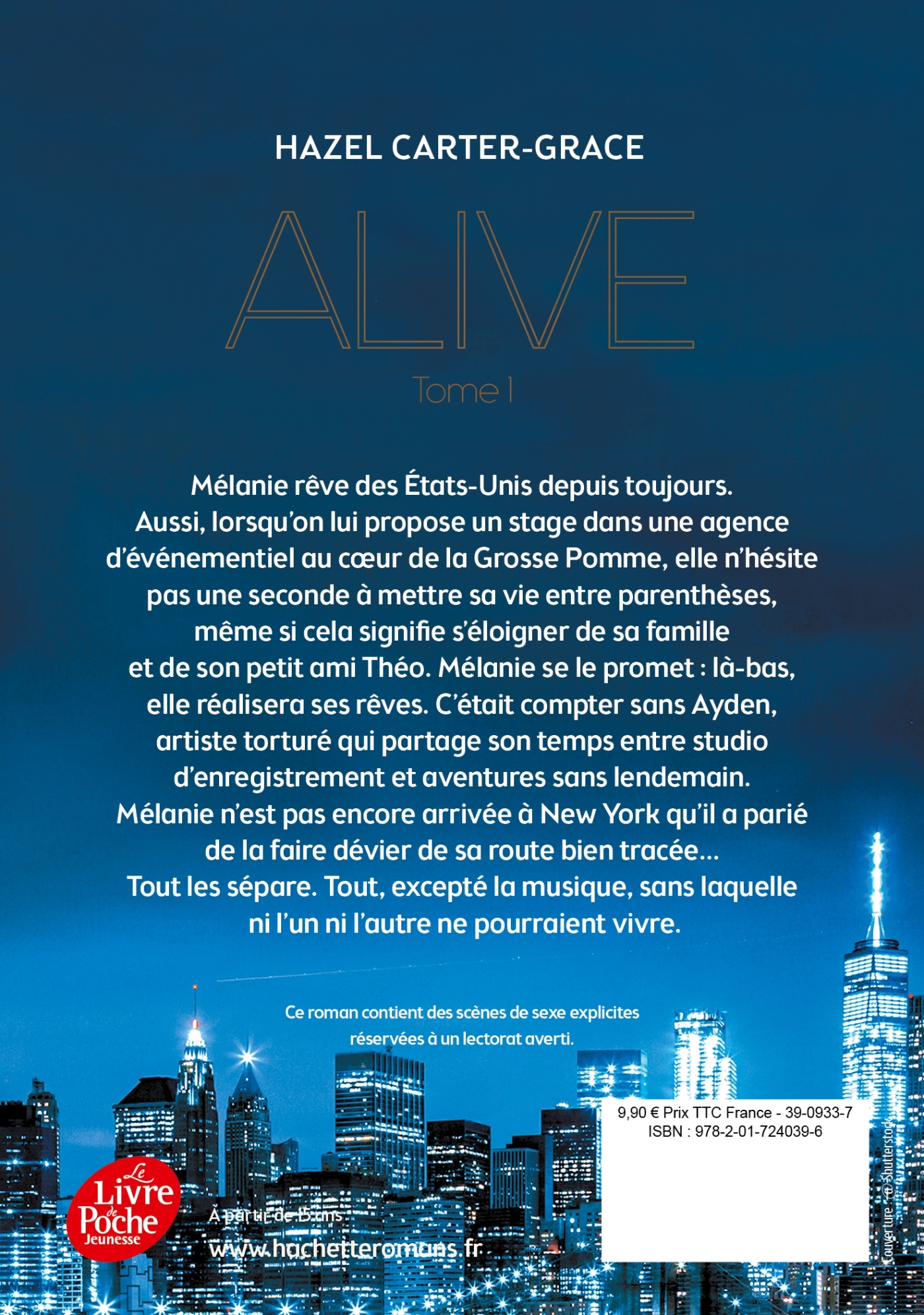 Alive - Tome 1 - Hazel Carter-Grace - POCHE JEUNESSE