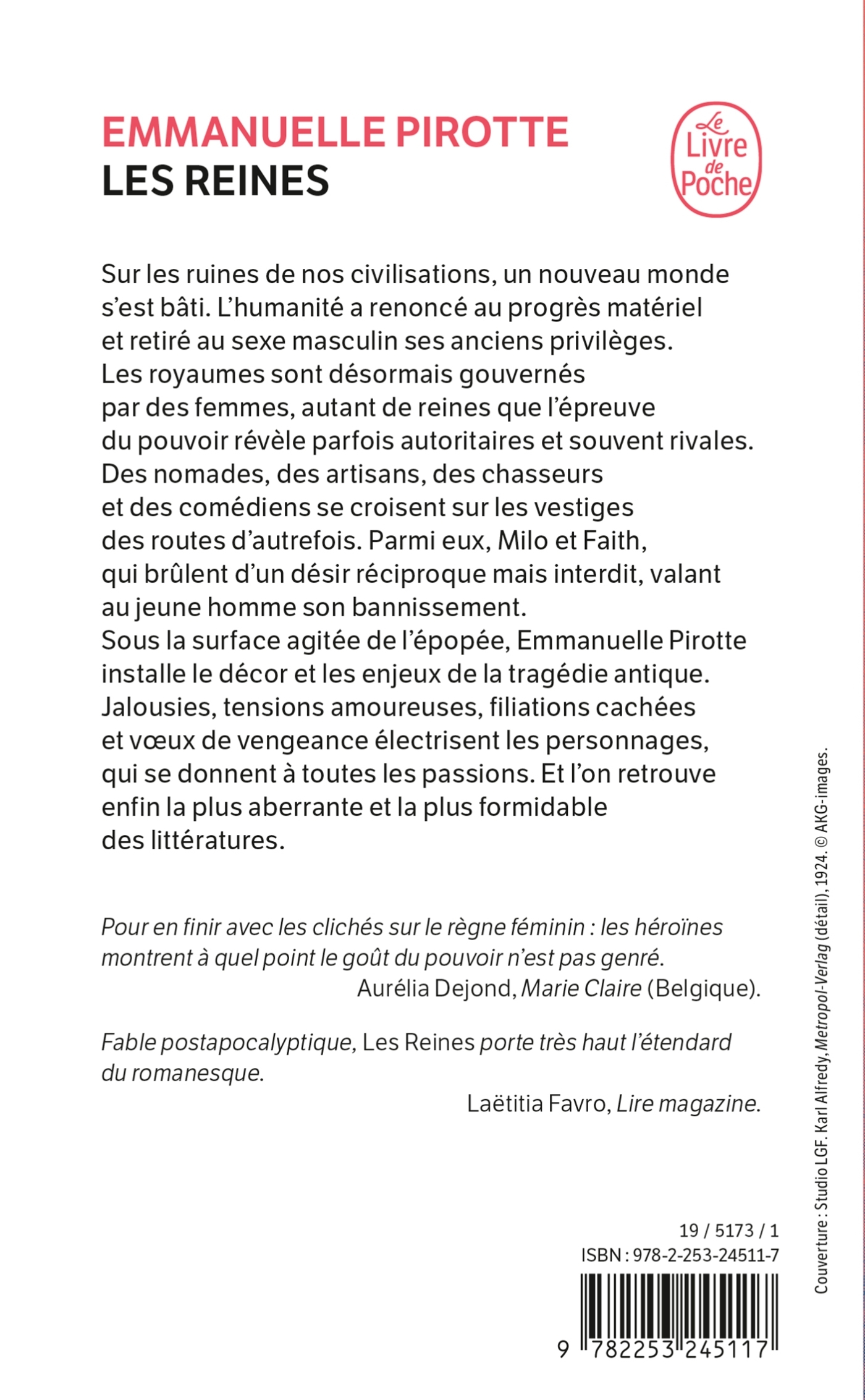 Les Reines - Emmanuelle Pirotte - LGF