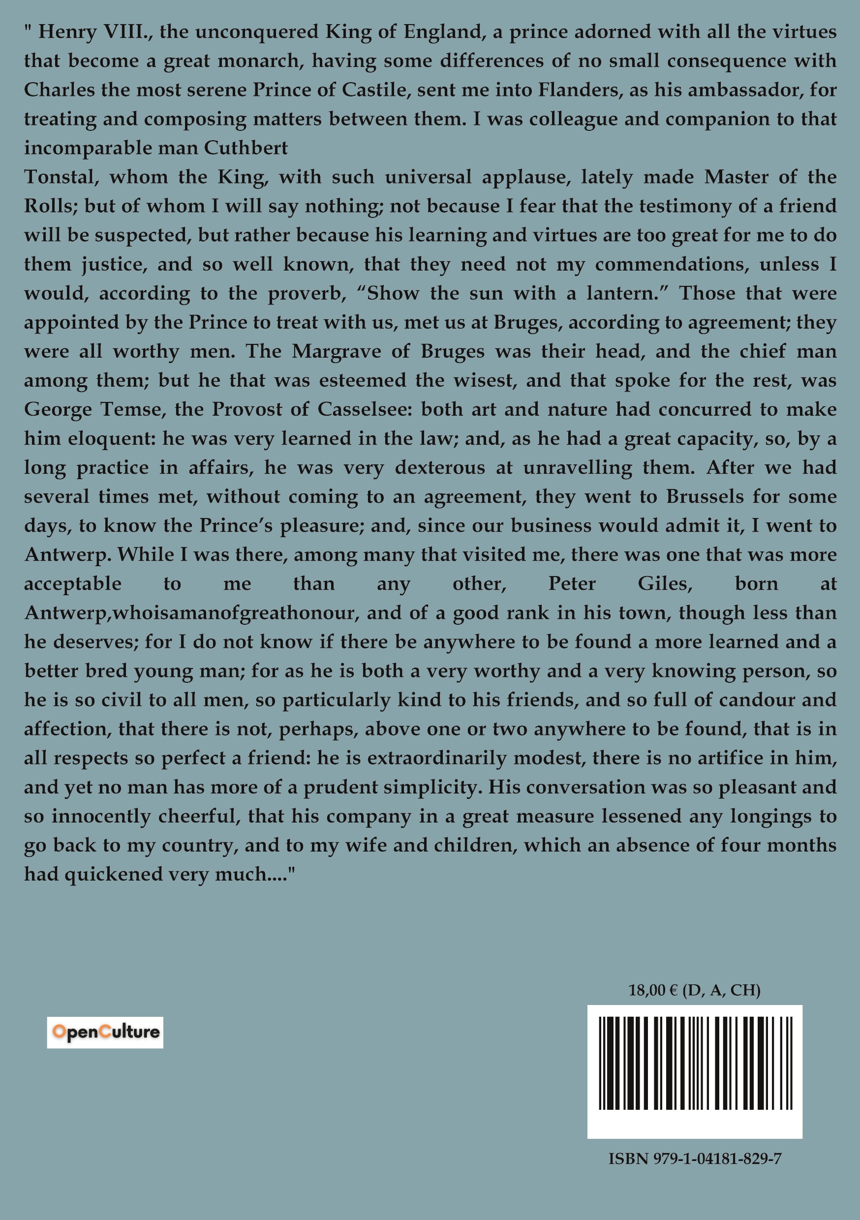 Utopia - Thomas More - CULTUREA