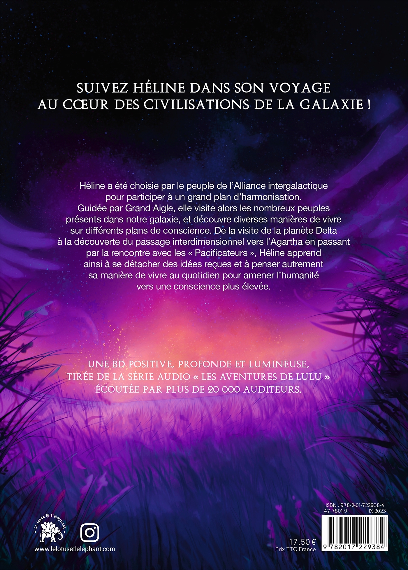 Les voyages d'Héline -  Lulumineuse - LOTUS ELEPHANT