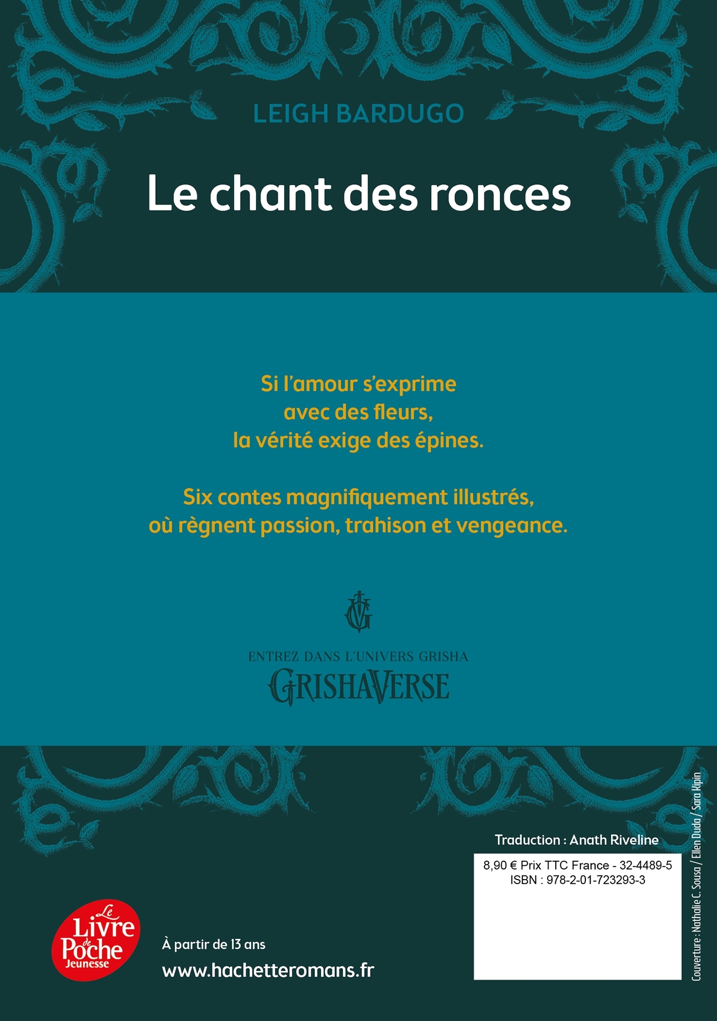 Le chant des ronces - Anath Riveline - POCHE JEUNESSE
