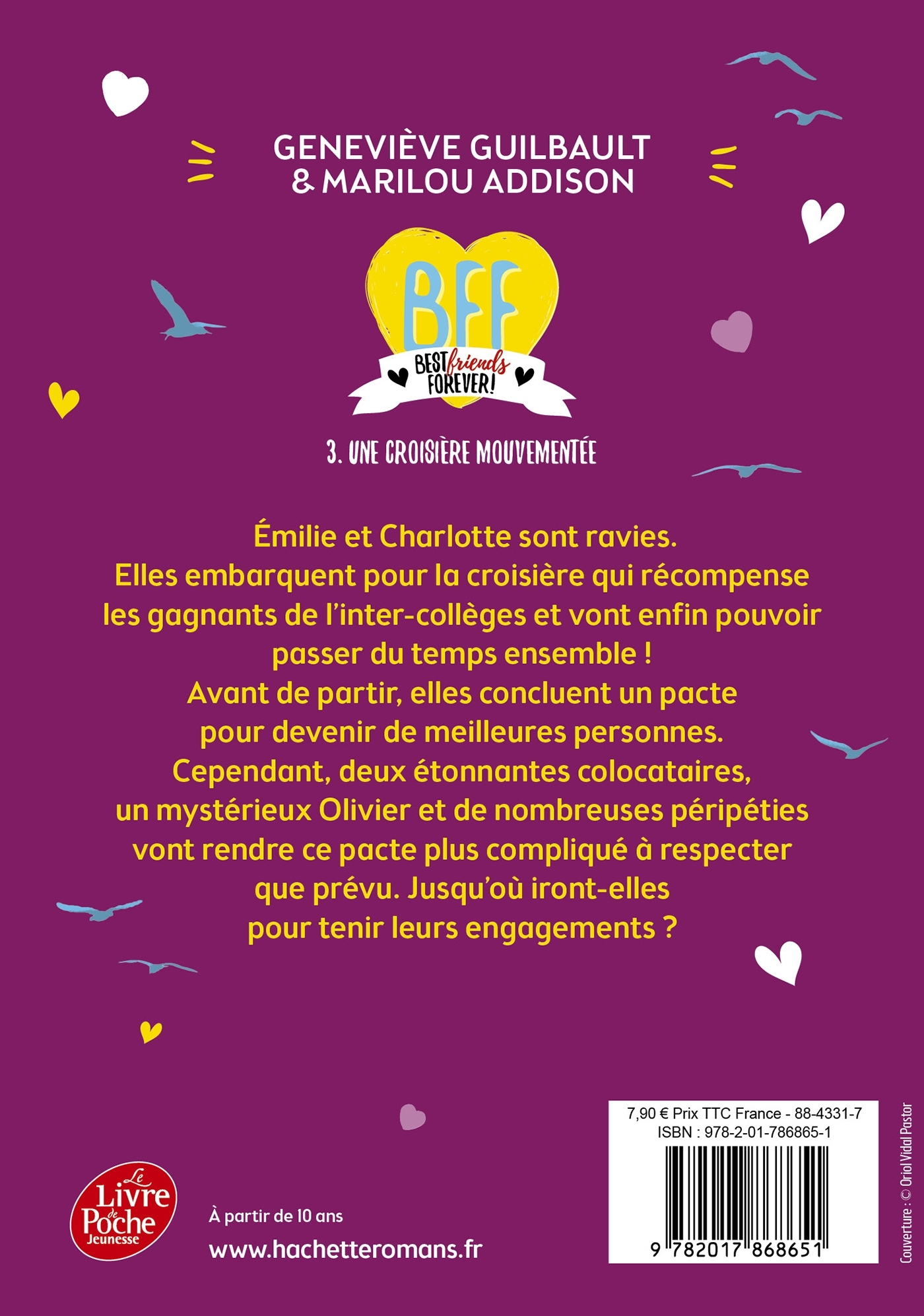 BFF Best Friends Forever - Tome 3 - Geneviève Guilbault - POCHE JEUNESSE