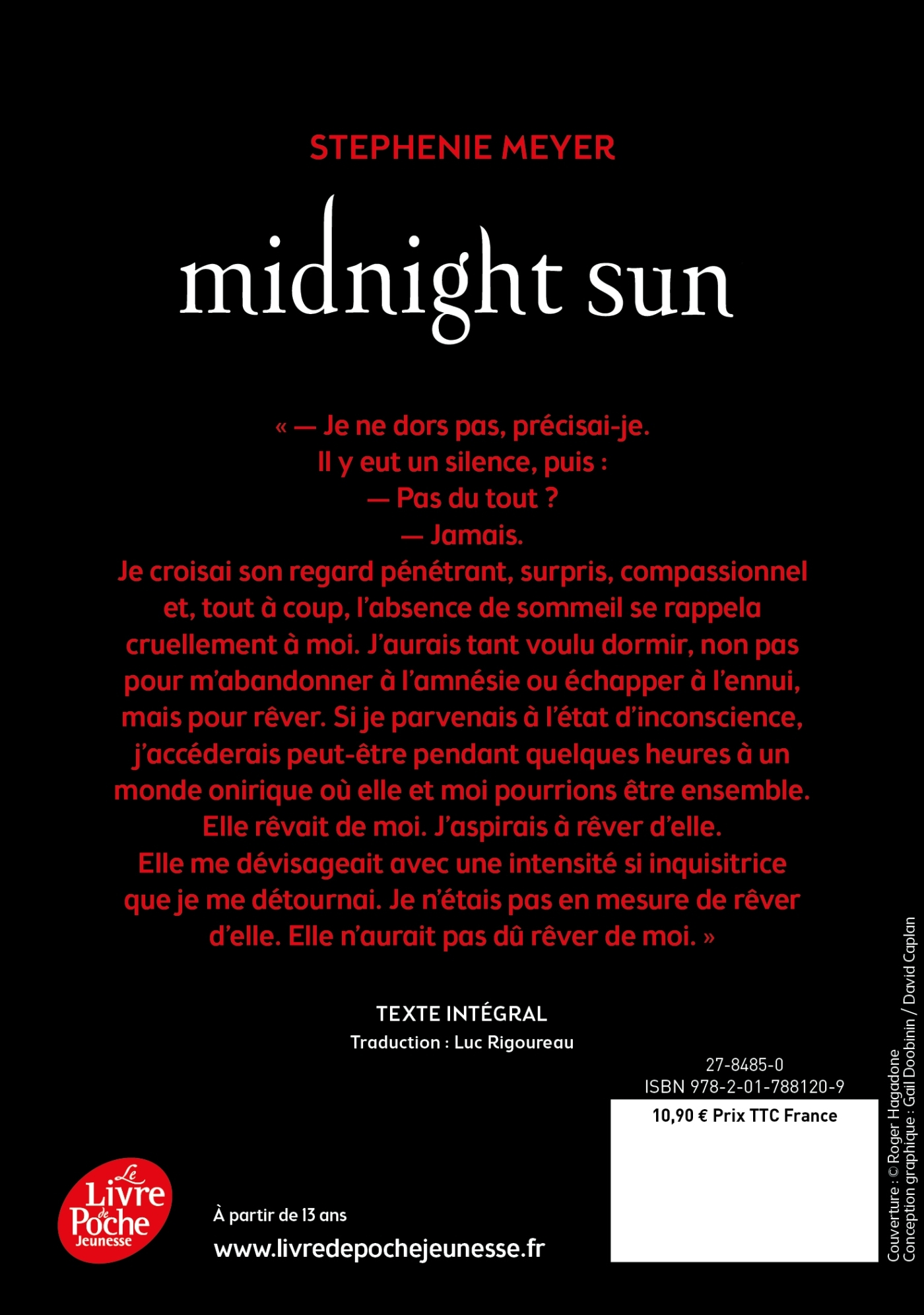 Midnight Sun - Saga Twilight - Stephenie Meyer - POCHE JEUNESSE