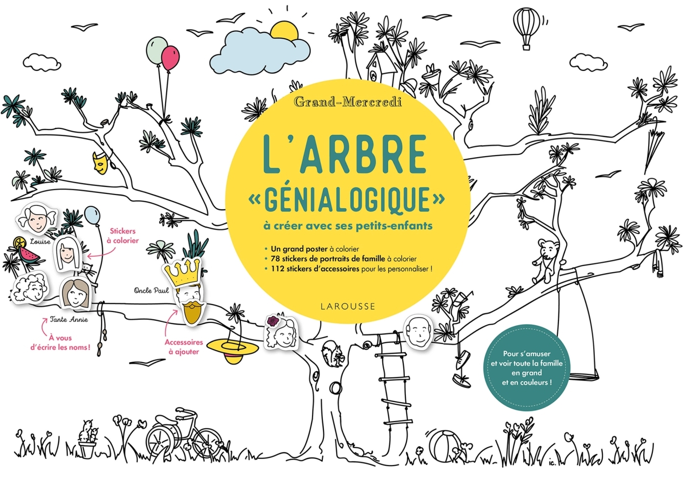 L'arbre "génialogique" à créer avec ses petits-enfants par Grand-Mercredi -  Grand-Mercredi - LAROUSSE