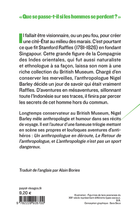 L'Anthropologue mène l'enquête - Nigel Barley - PAYOT