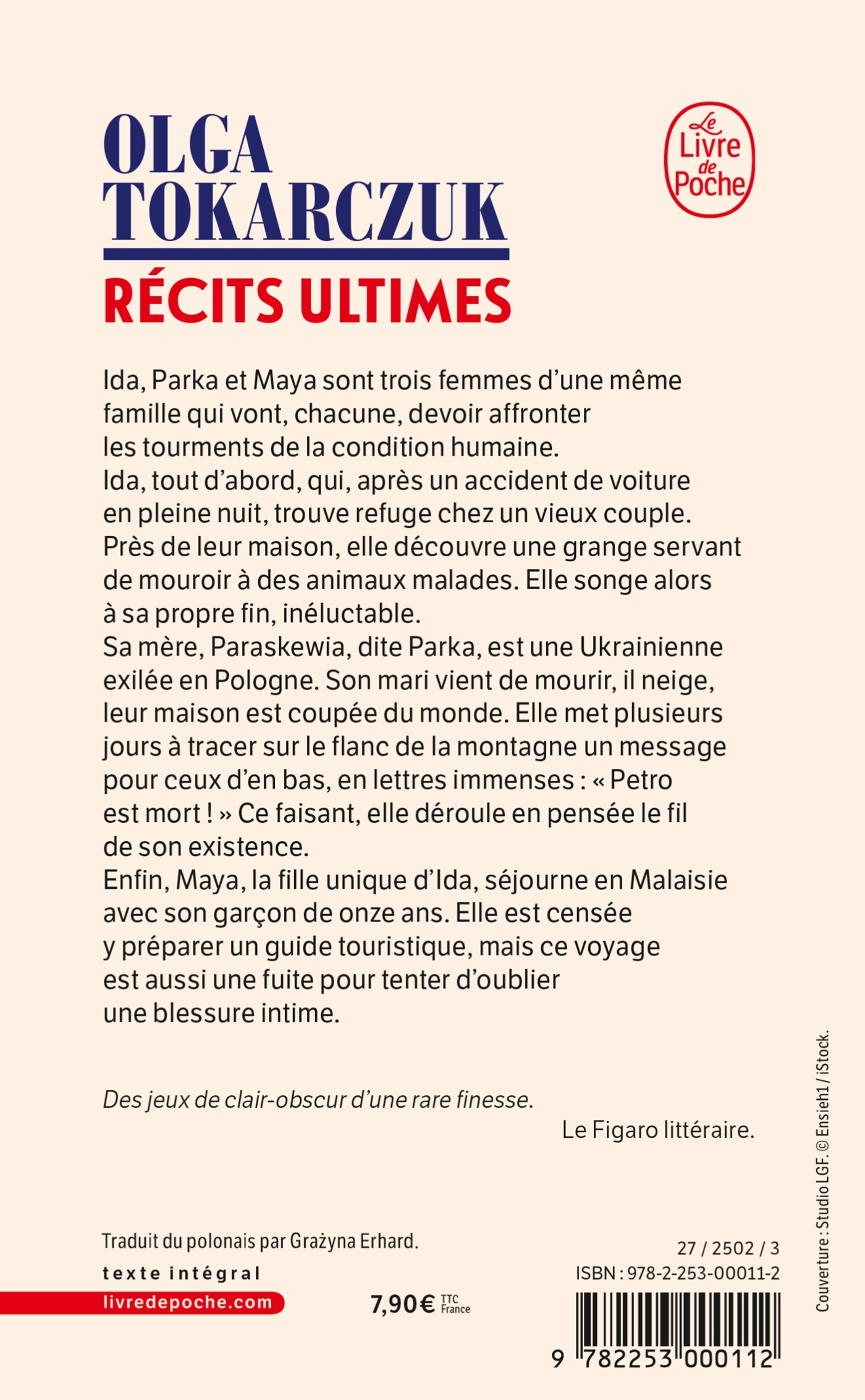 Récits ultimes - Olga Tokarczuk - LGF