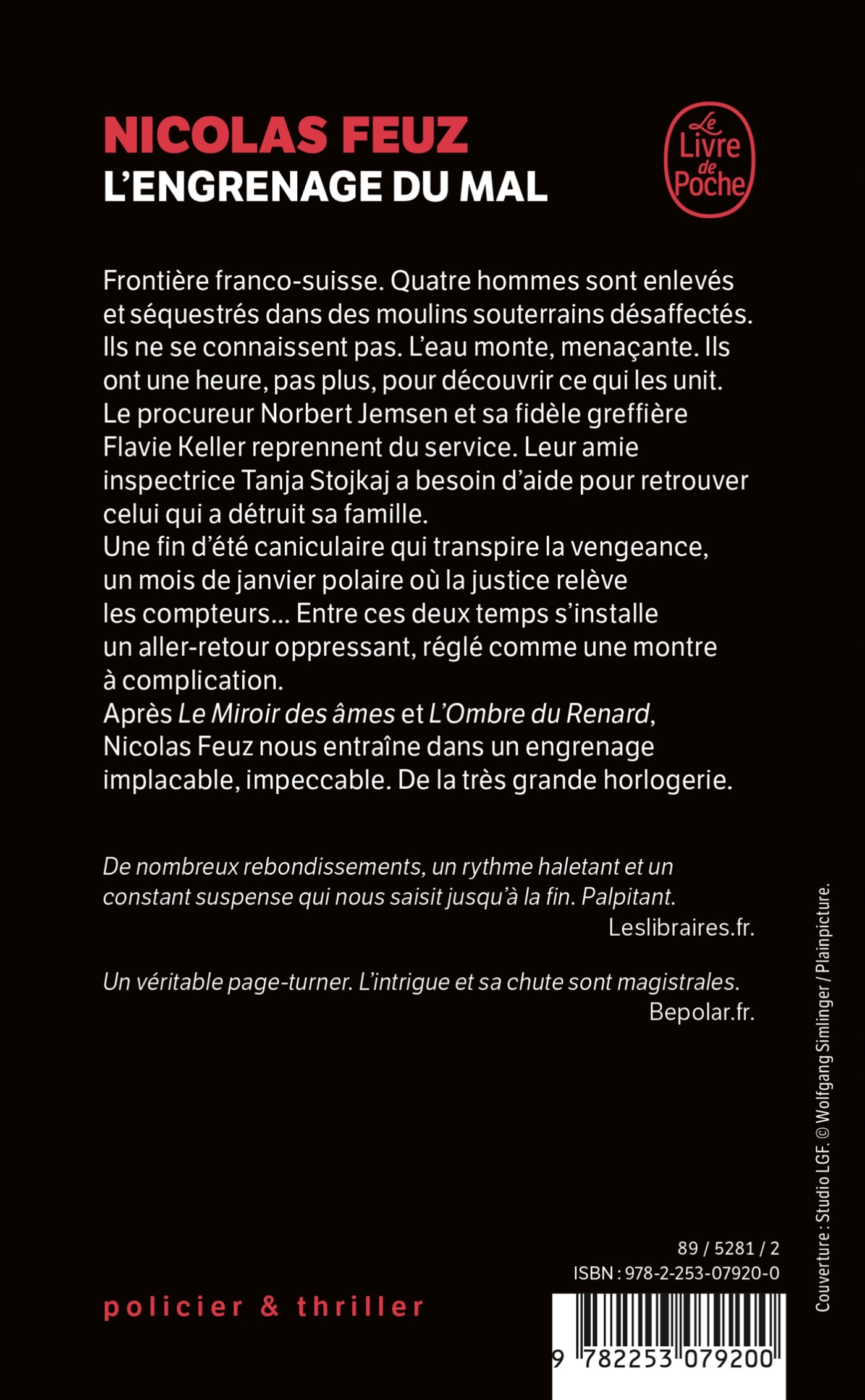 L'Engrenage du mal - Nicolas Feuz - LGF