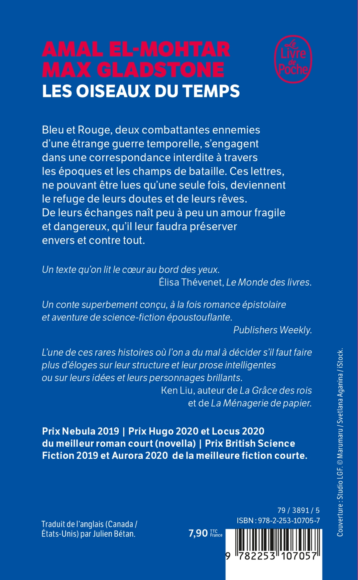 Les oiseaux du temps - Amal El-Mohtar - LGF
