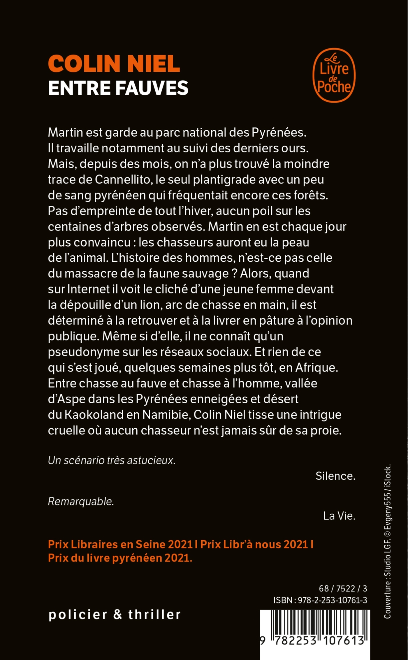 Entre fauves - Colin Niel - LGF