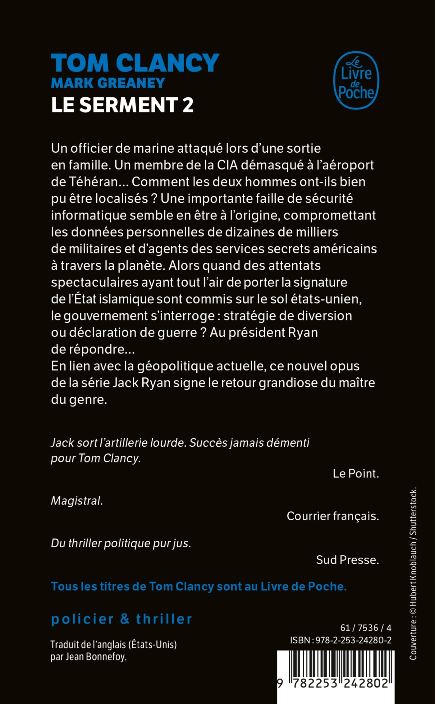Le Serment tome 2 - Tom Clancy - LGF