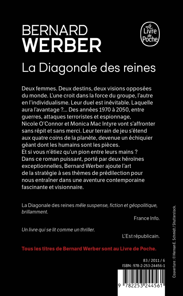 La Diagonale des reines - Bernard Werber - LGF