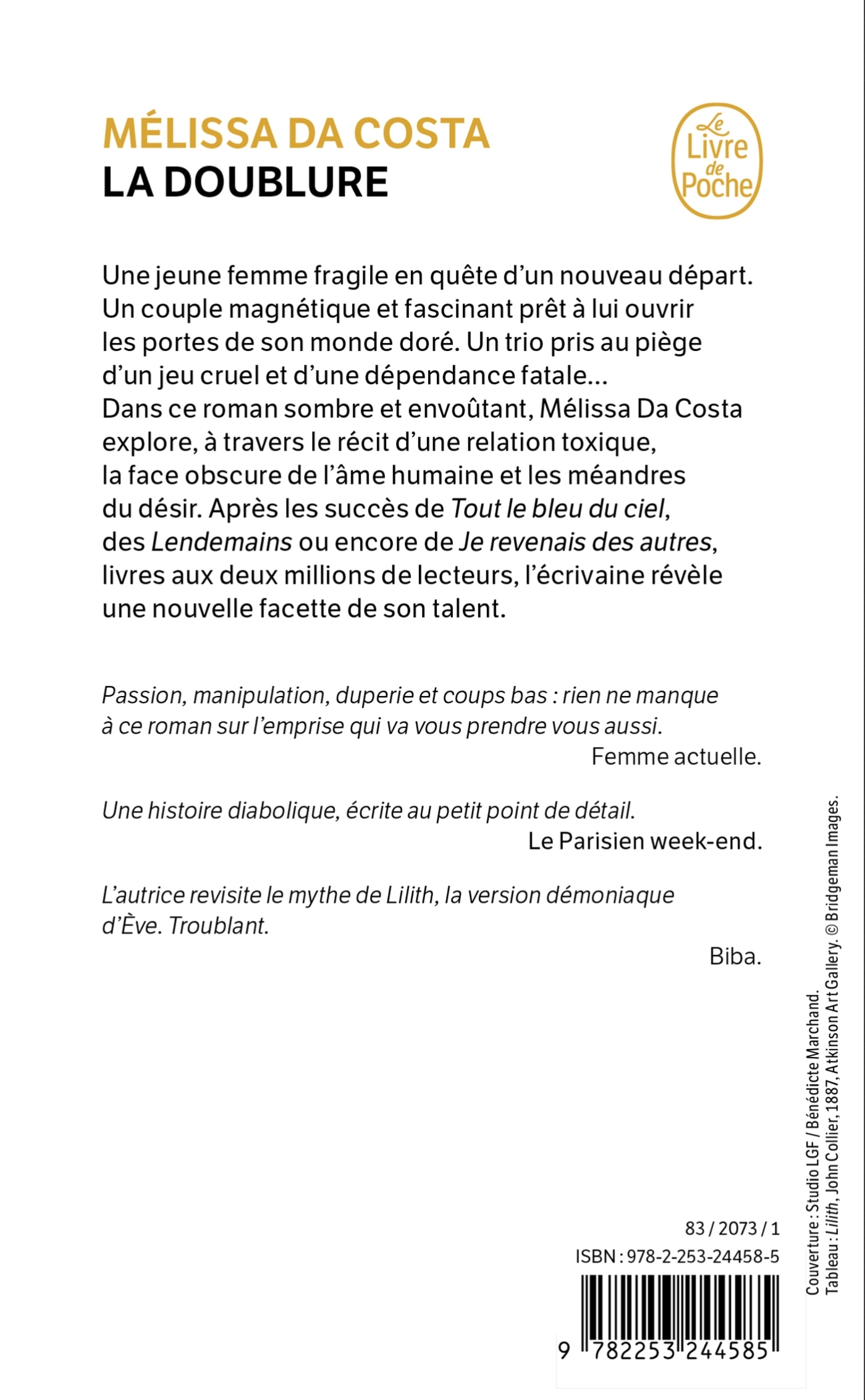 La Doublure - Mélissa Da Costa - LGF