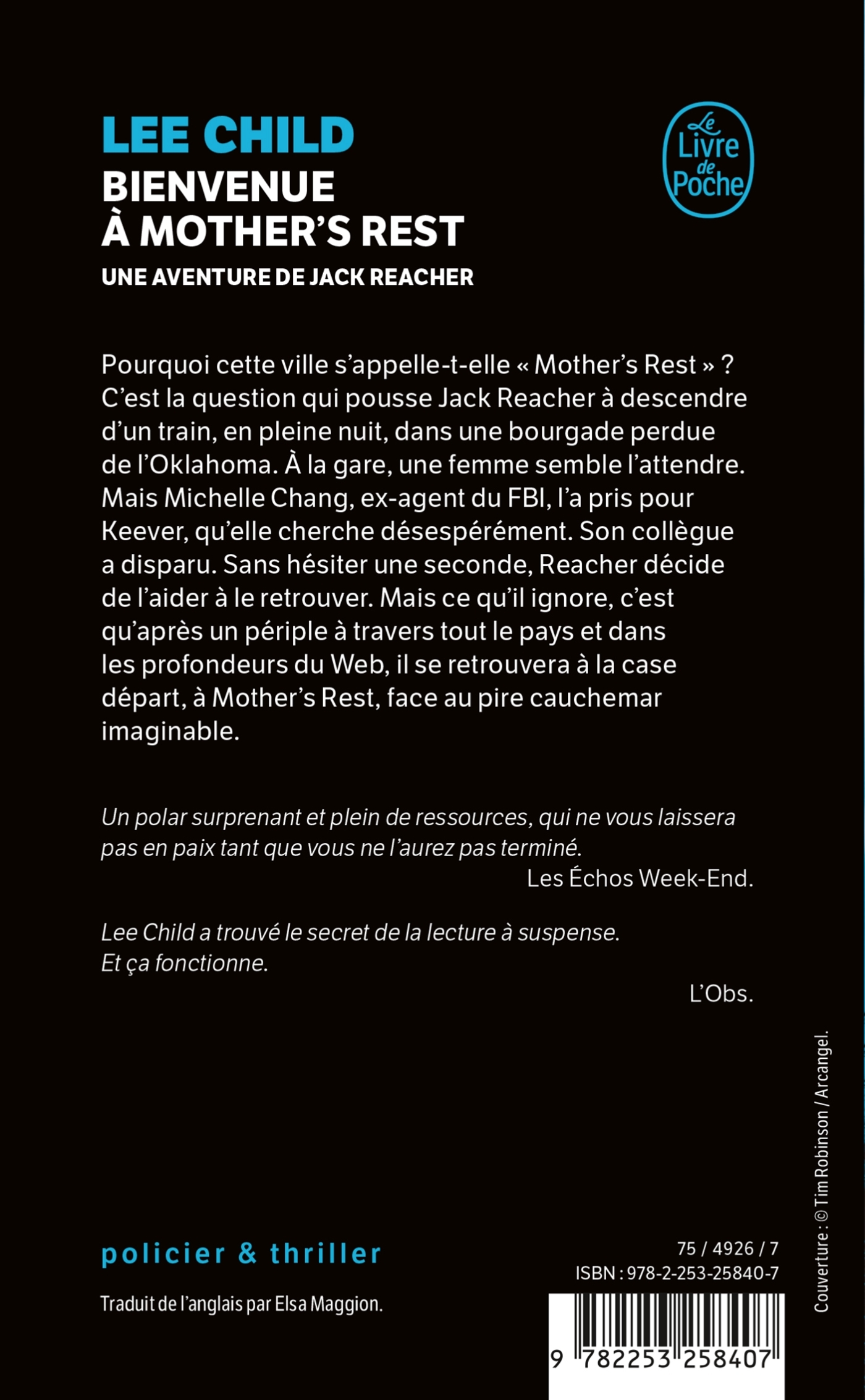 Bienvenue à Mother's Rest - Lee Child - LGF