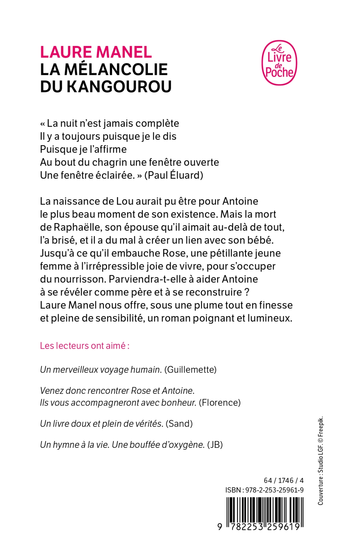La Mélancolie du kangourou - Laure Manel - LGF