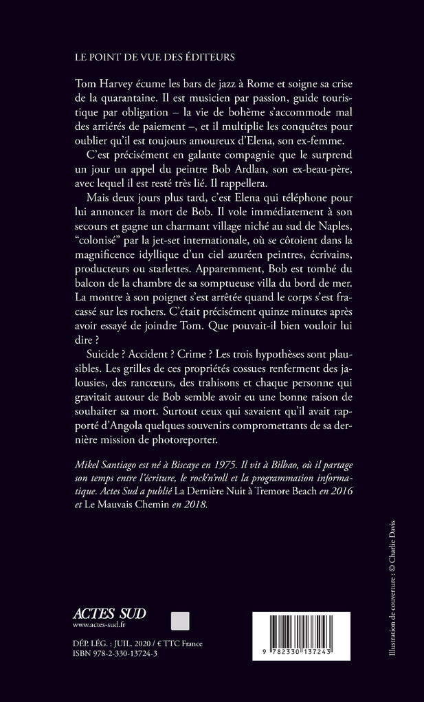 L'Étrange été de Tom Harvey - Mikel Santiago - ACTES SUD