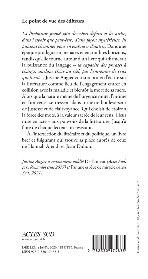 Croire - Justine Augier - ACTES SUD