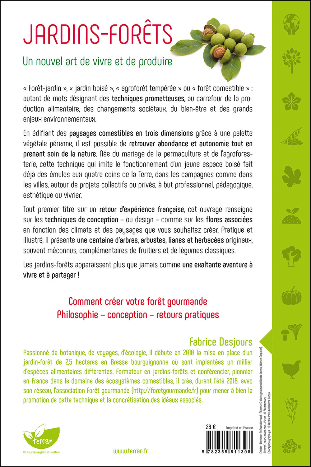 Jardins - Forêts - Un nouvel art de vivre et de produire - Fabrice Desjours - DE TERRAN