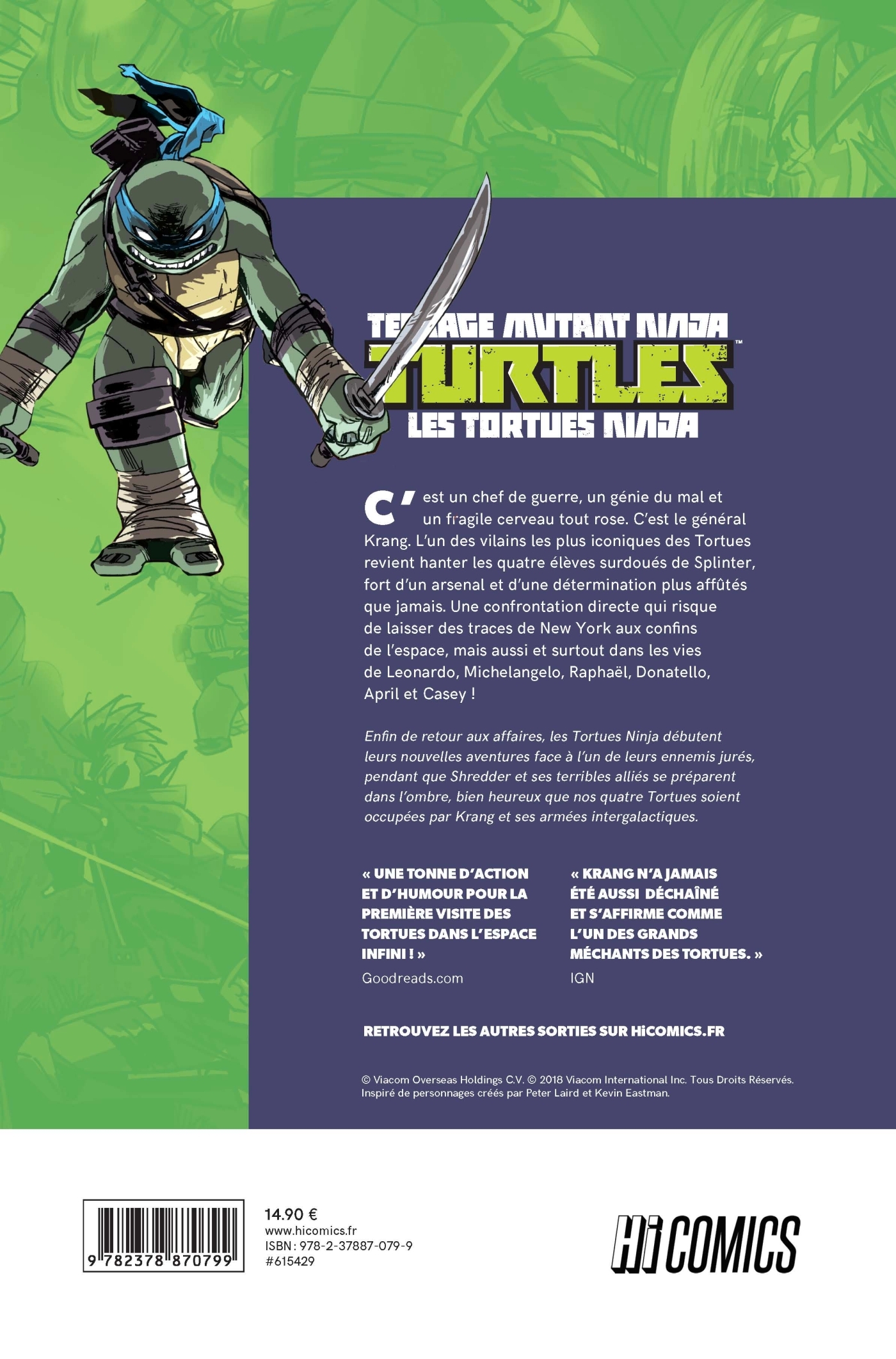 Les Tortues ninja - TMNT, T1 : La Guerre de Krang - Tom Waltz - HICOMICS