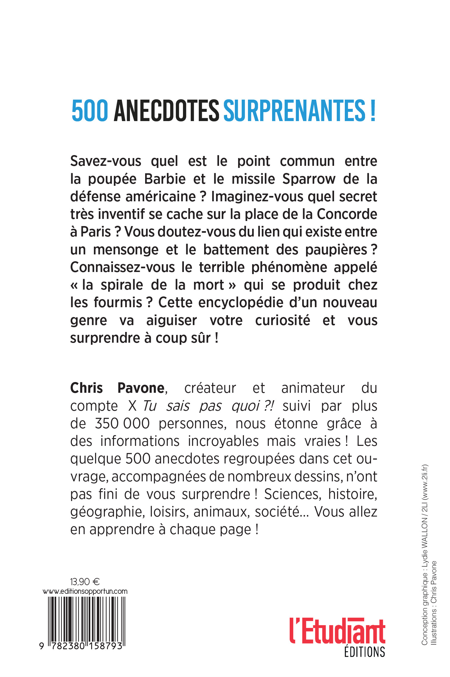 Tu sais pas quoi ? - Chris Pavone - L ETUDIANT