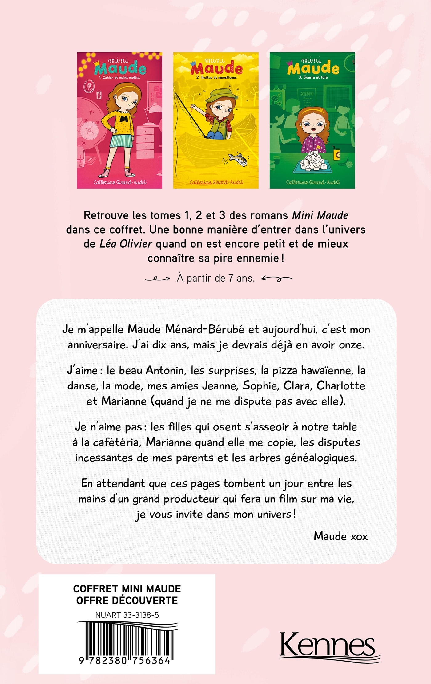 La Vie compliquée de Léa Olivier - Coffret Mini Ma - Offre découverte - Catherine Girard Audet - LES 3 AS
