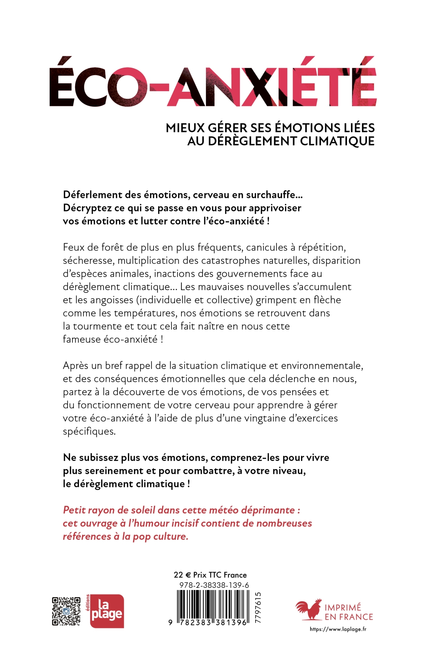 Eco-anxiété - Yvan-Marc Juillard - LA PLAGE
