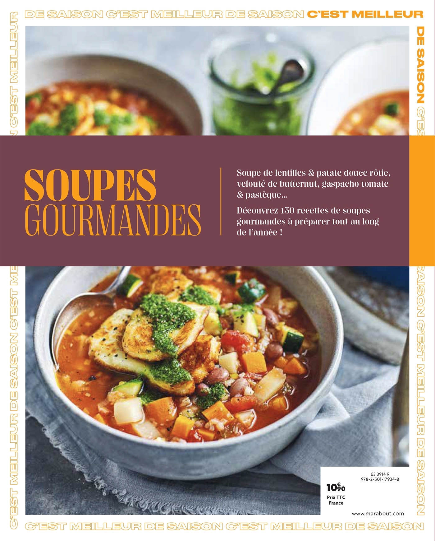Recettes de saison - Soupes gourmandes -  ACP - MARABOUT
