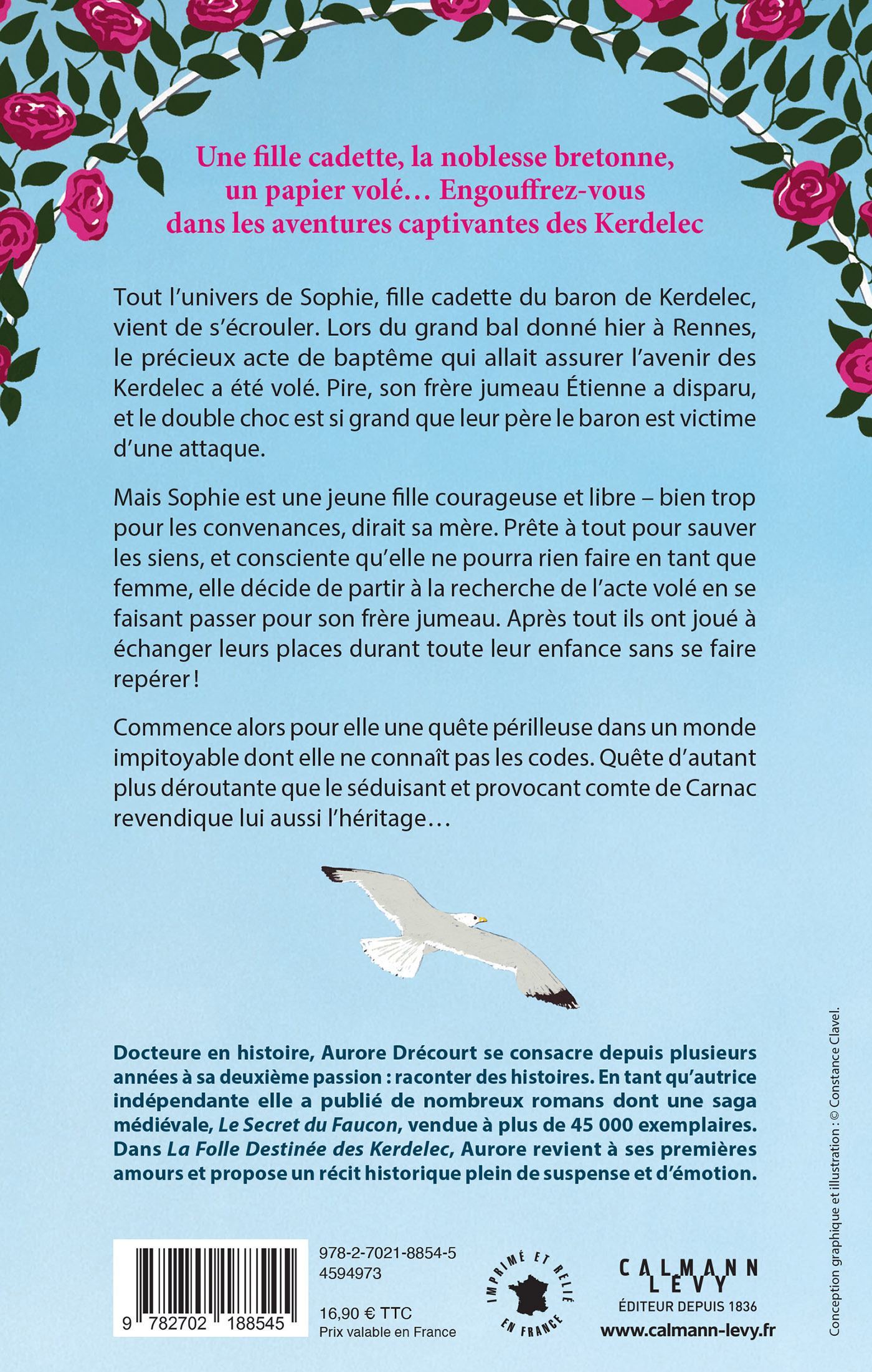 La Folle destinée des Kerdelec - Un secret bien gardé - Aurore Drécourt - CALMANN-LEVY