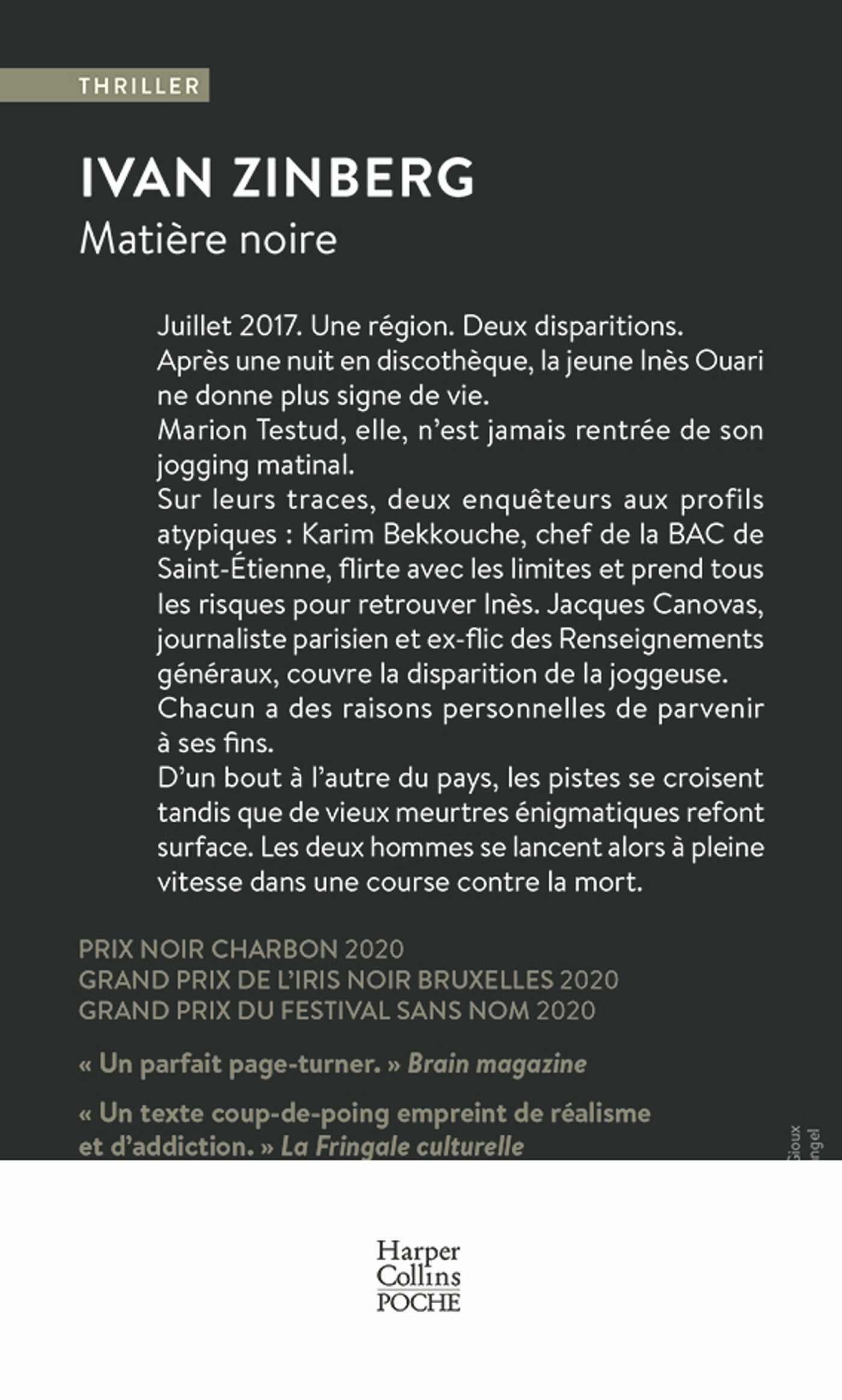 Matière noire - Ivan Zinberg - HARPERCOLLINS