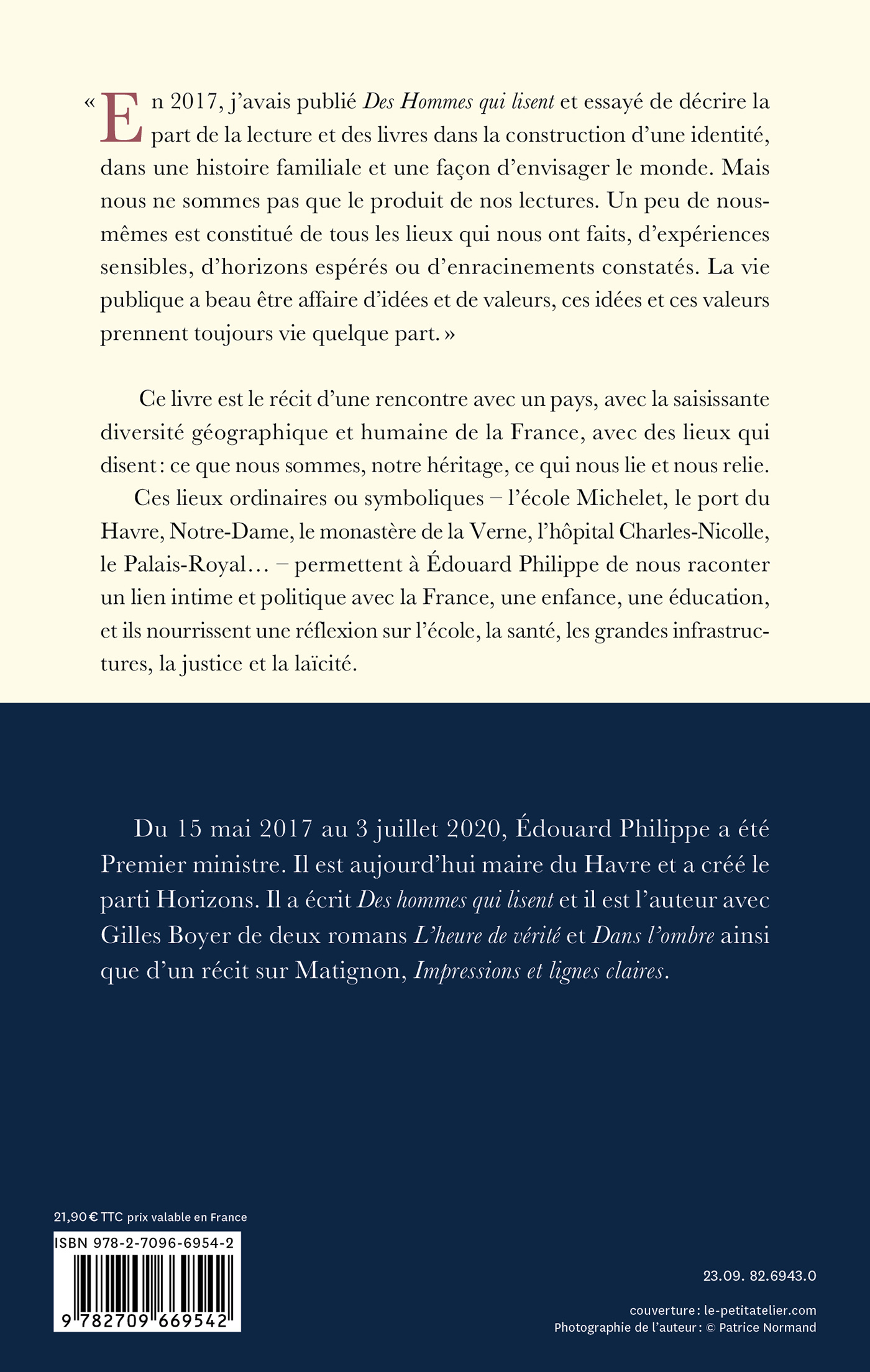 Des lieux qui disent - Edouard Philippe - LATTES