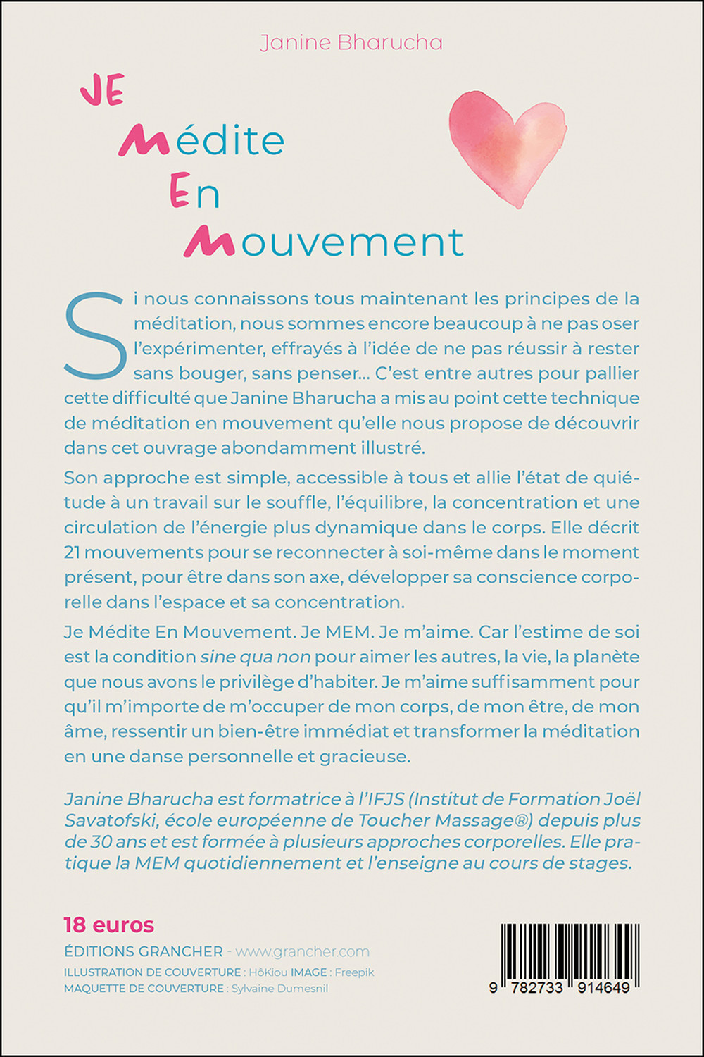 Je médite en mouvement - Janine Bharucha - GRANCHER