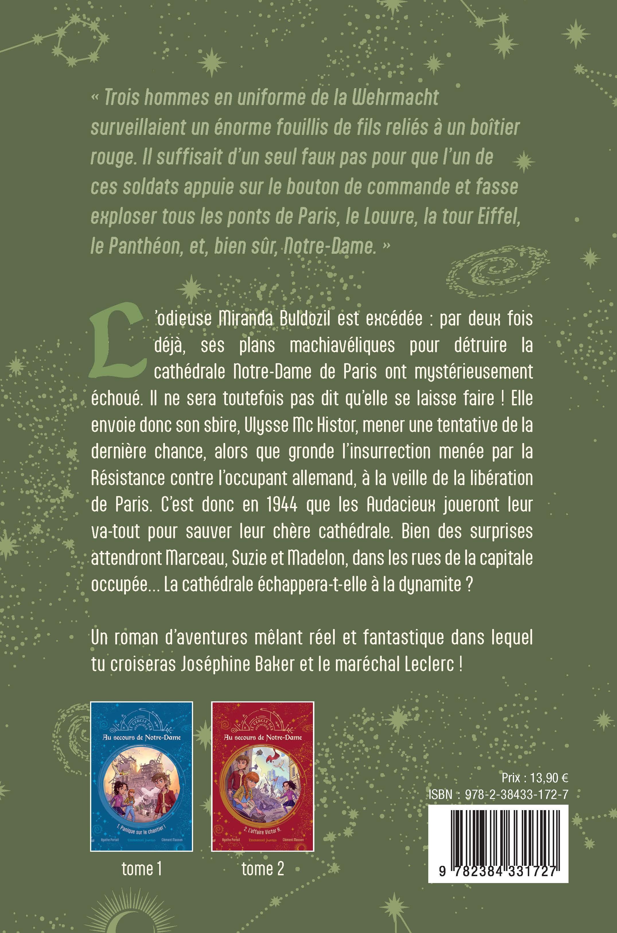 AU SECOURS DE NOTRE-DAME - TOME 3 : OPERATION DYNAMITE - Agathe Portail - EMMANUEL