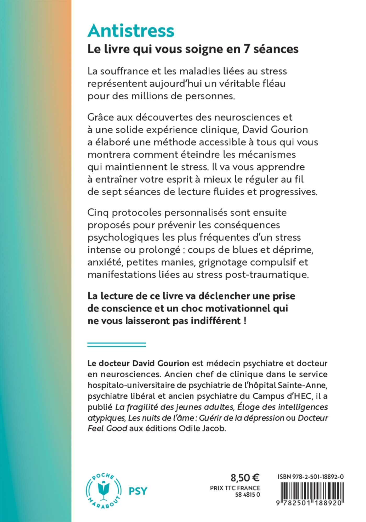 Anti stress - David Gourion - MARABOUT