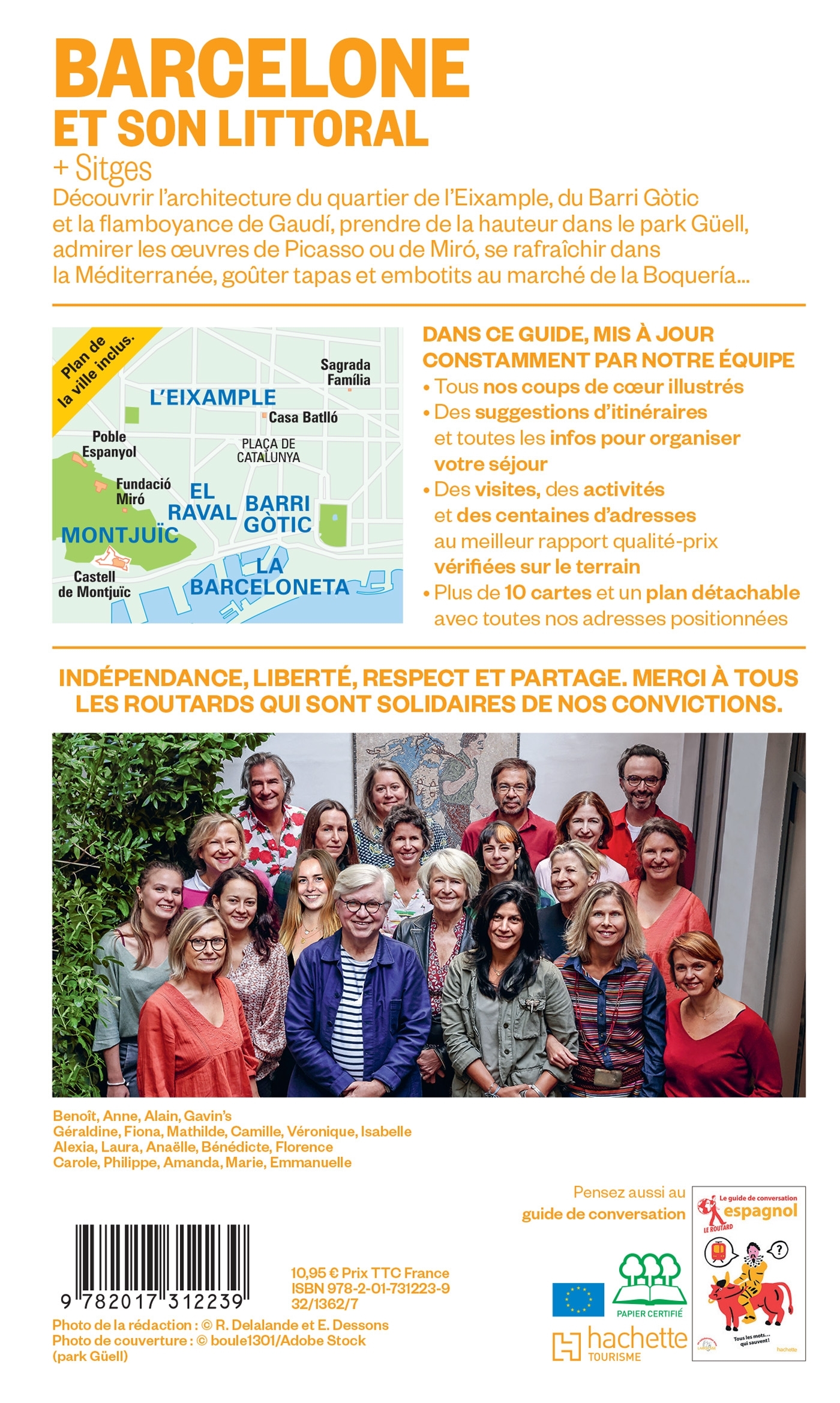 Guide du Routard Barcelone et son littoral 2025/26 -   - HACHETTE TOURI