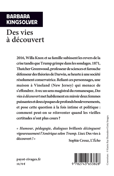 Des vies à découvert - Barbara Kingsolver, Carine Chichereau, Barbara Kingsolver, Carine Chichereau - RIVAGES